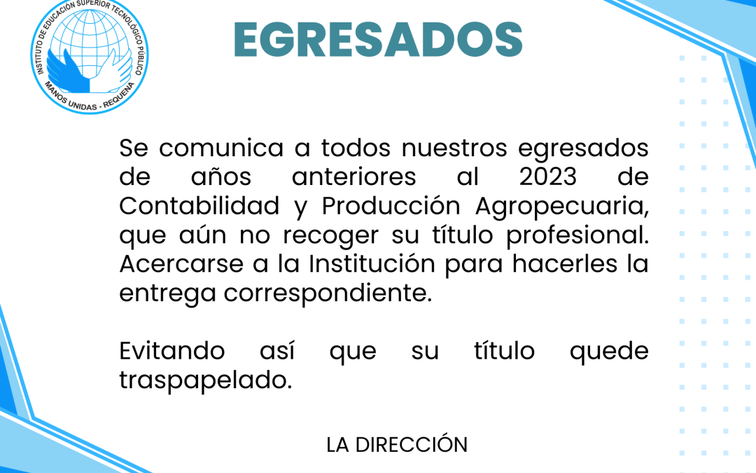 Egresados