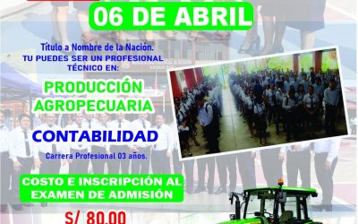 ADMISIÓN 06 DE ABRIL